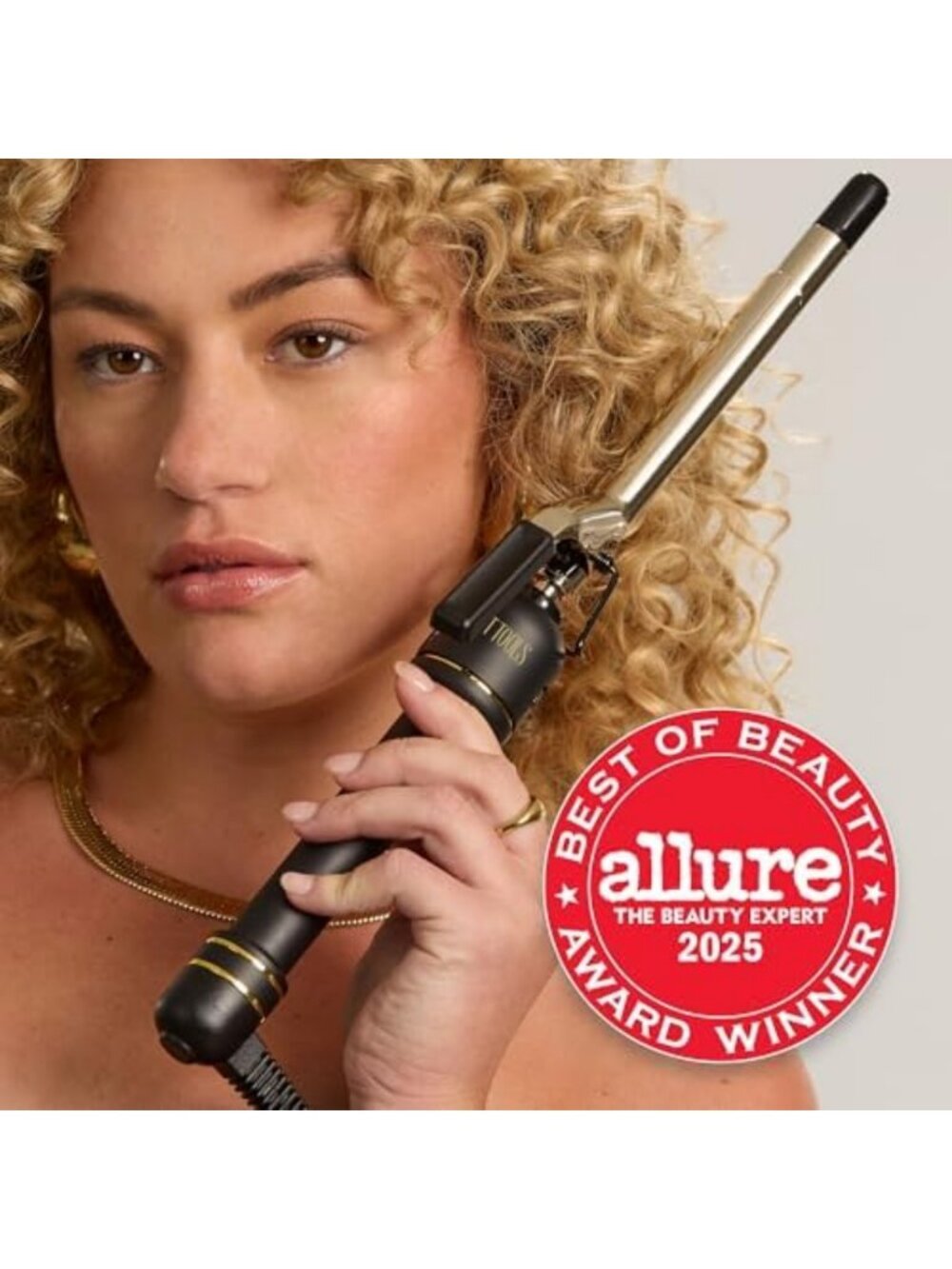 Professional 3/4" Curling Iron - Extended Barrel for Defined Curls & Waves - Picture 3 of 6